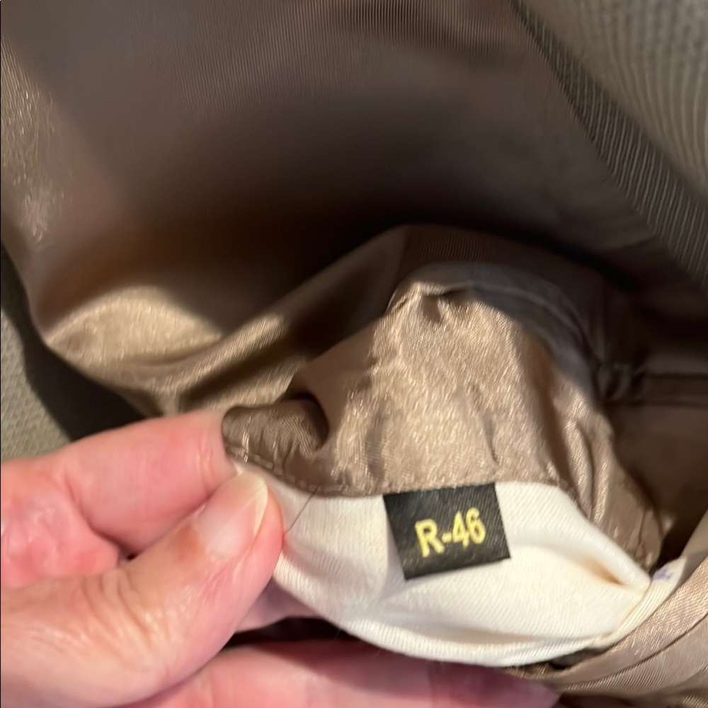 Men's Beige Blazer - Picture 3 of 4